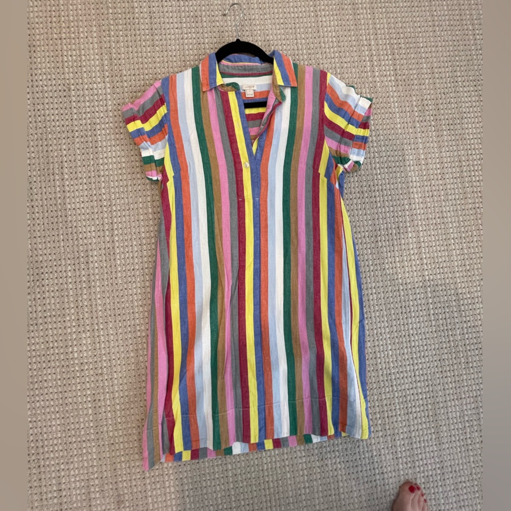 Sunny striped sundress from J crew